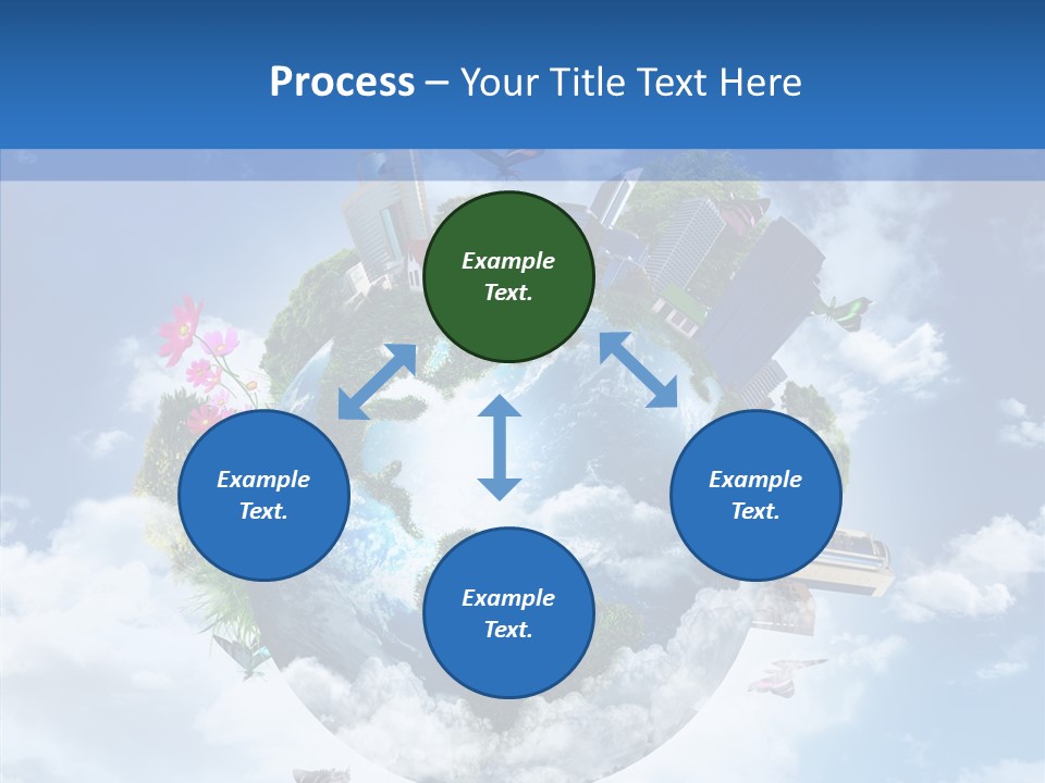 Map Space Sky PowerPoint Template