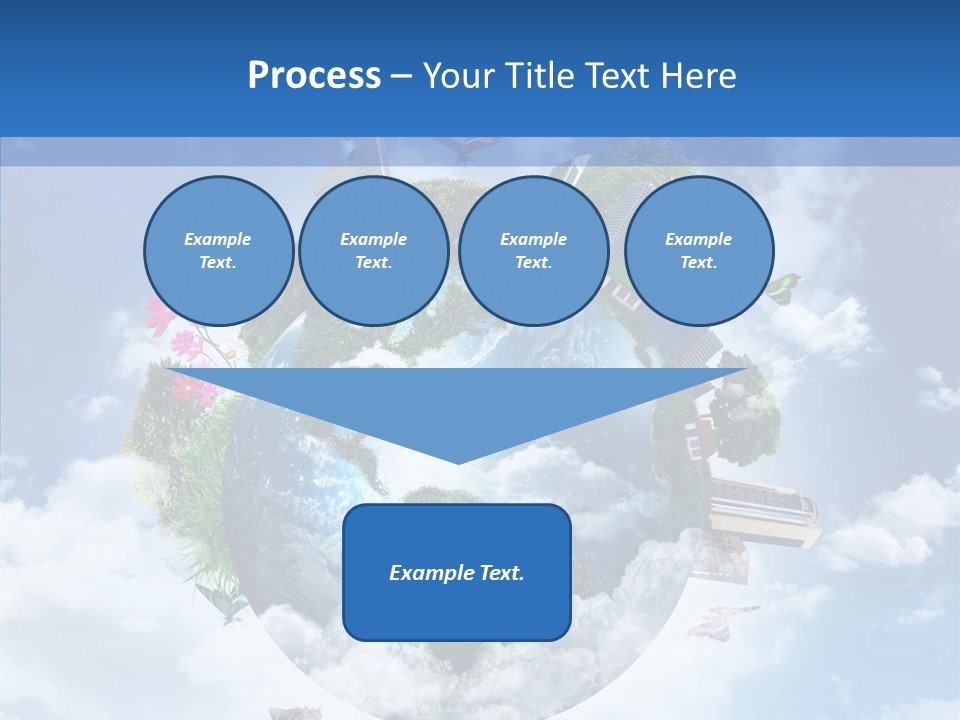 Map Space Sky PowerPoint Template