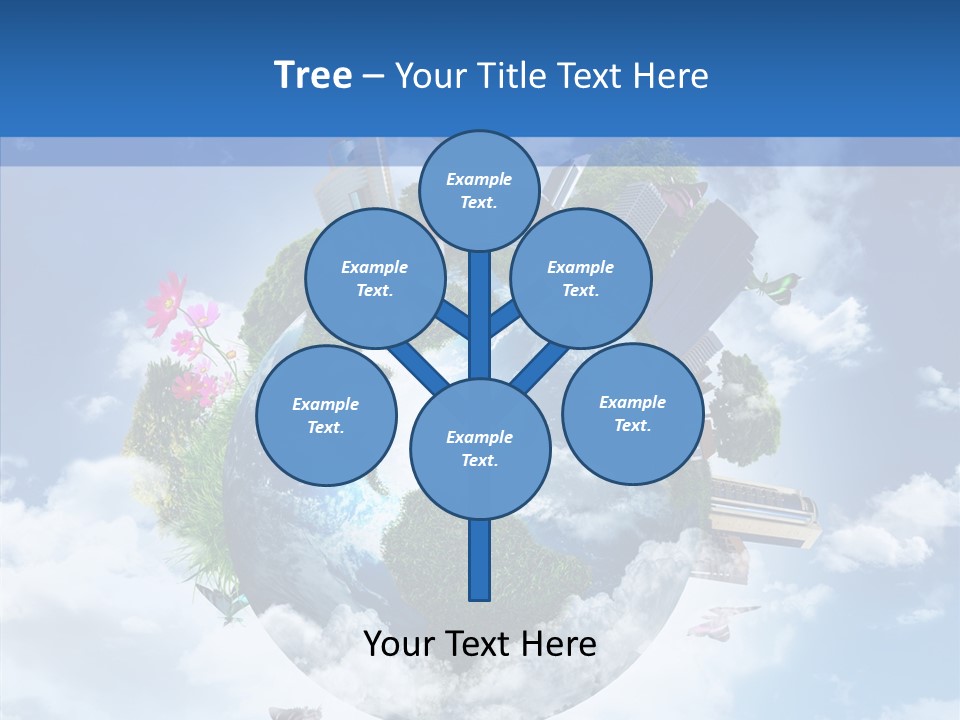 Map Space Sky PowerPoint Template