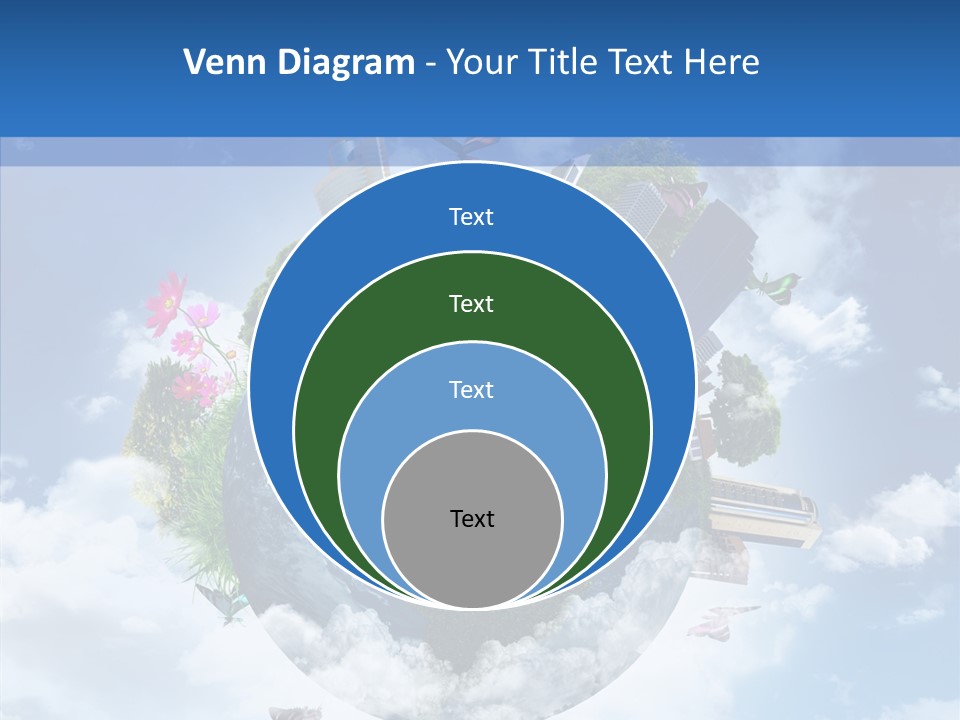 Map Space Sky PowerPoint Template