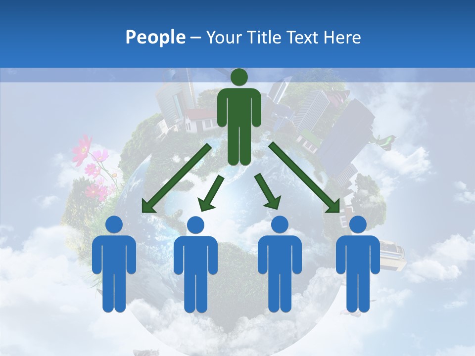 Map Space Sky PowerPoint Template