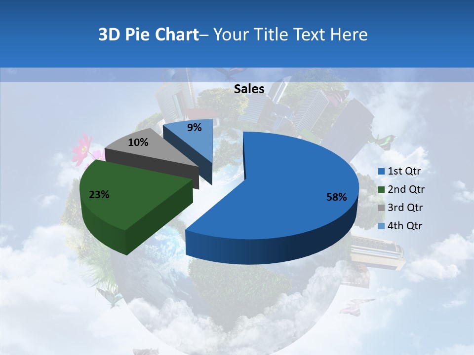Map Space Sky PowerPoint Template