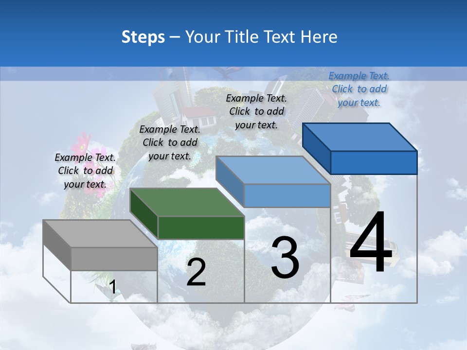 Map Space Sky PowerPoint Template