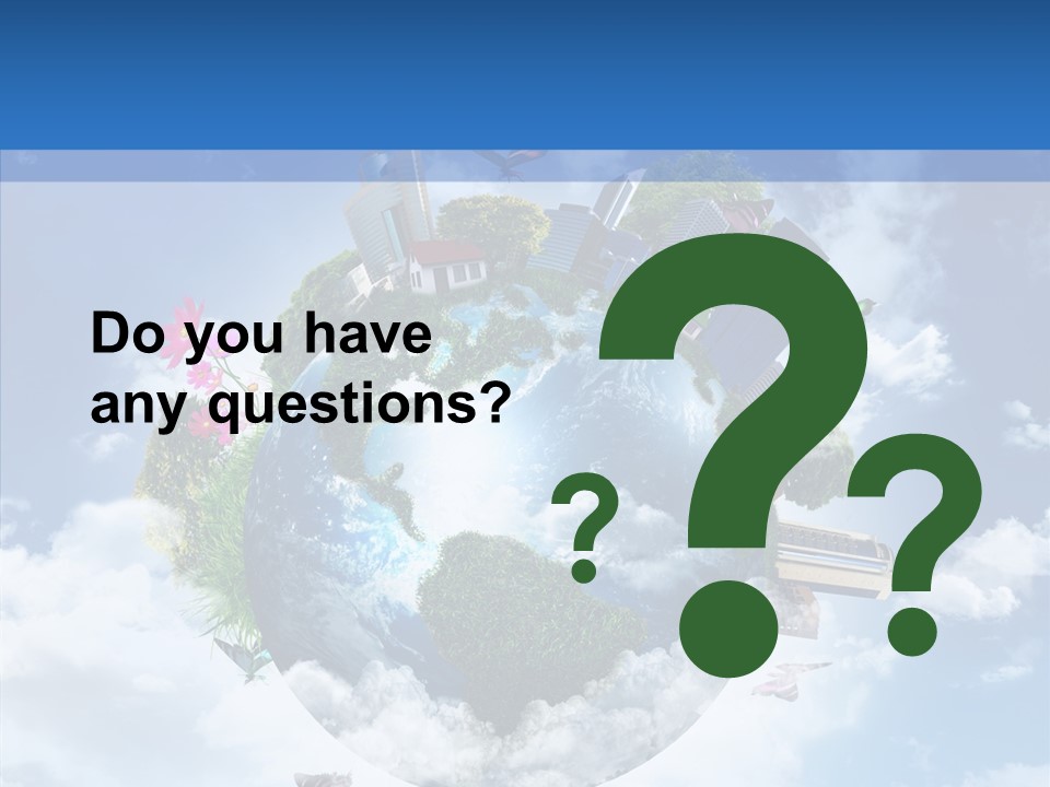 Map Space Sky PowerPoint Template