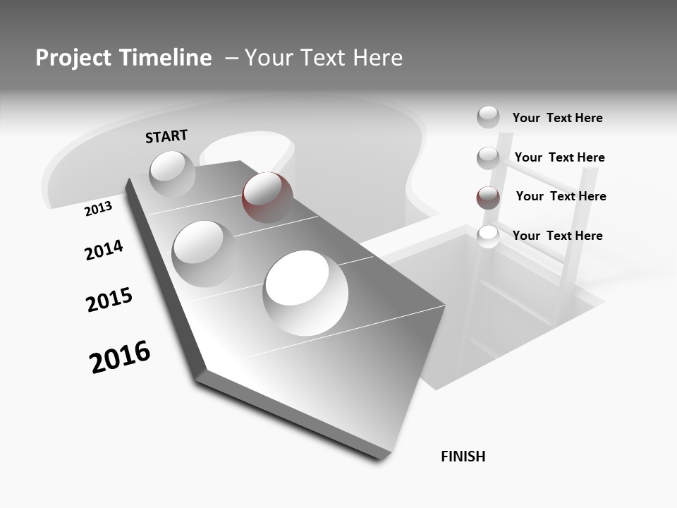 Climb High Achievement PowerPoint Template