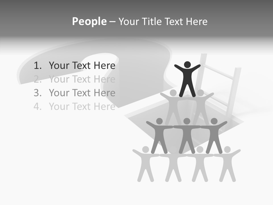 Climb High Achievement PowerPoint Template