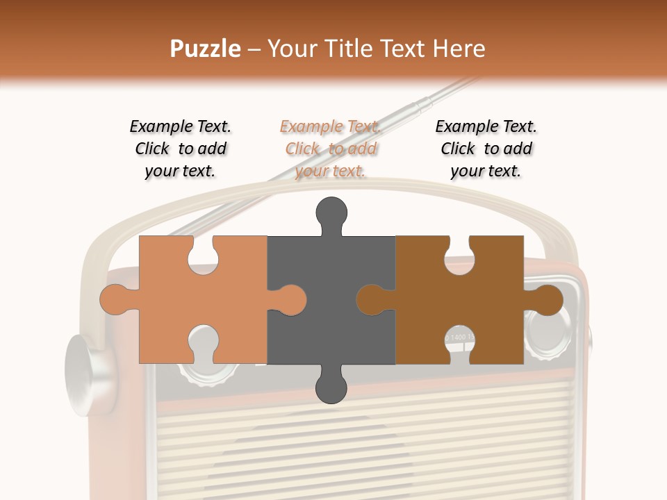 Image Radio Number PowerPoint Template