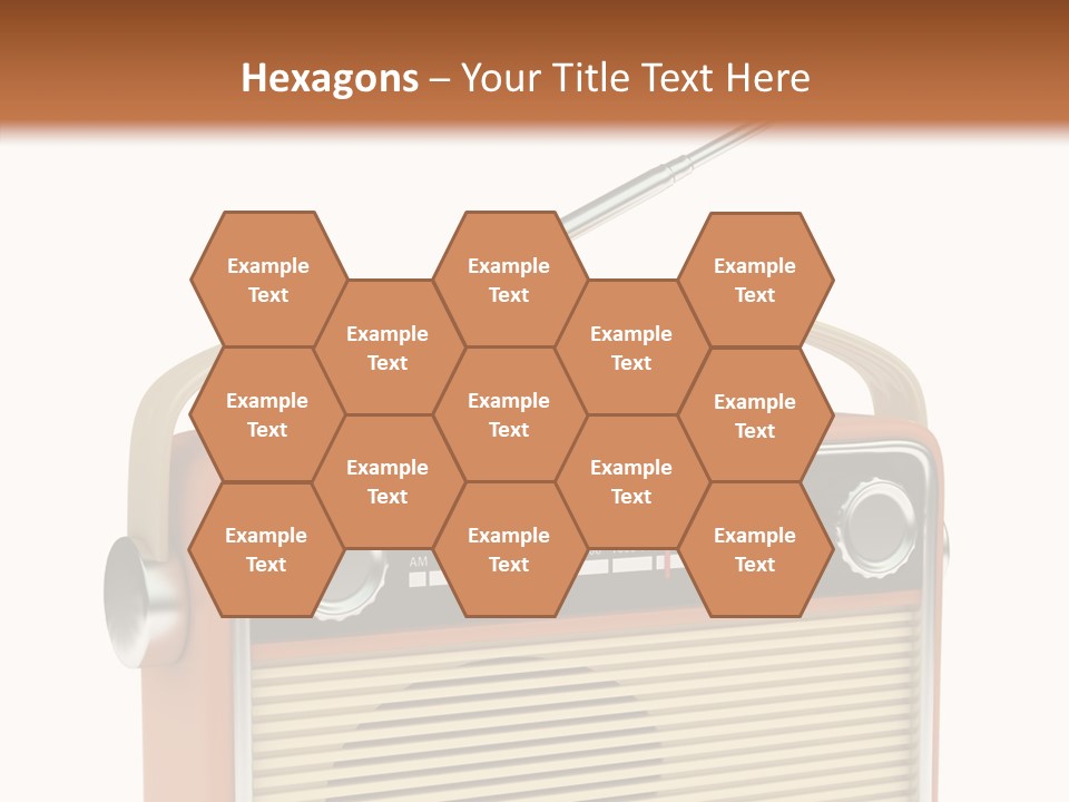 Image Radio Number PowerPoint Template