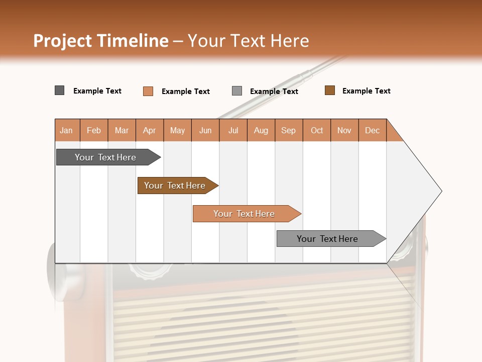 Image Radio Number PowerPoint Template