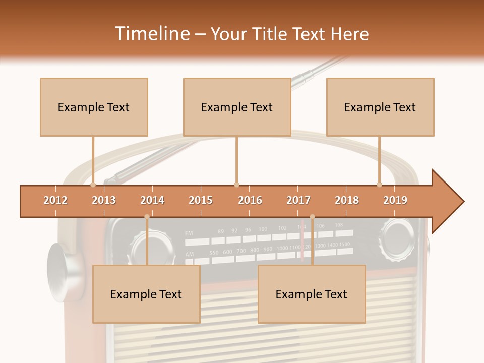 Image Radio Number PowerPoint Template