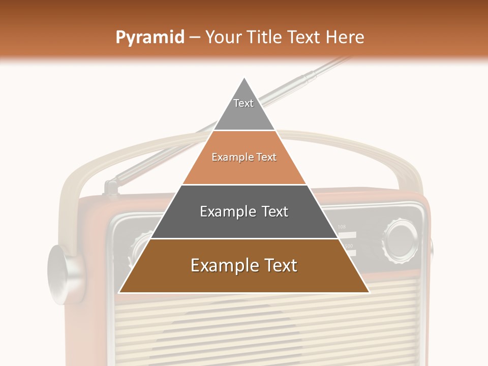 Image Radio Number PowerPoint Template