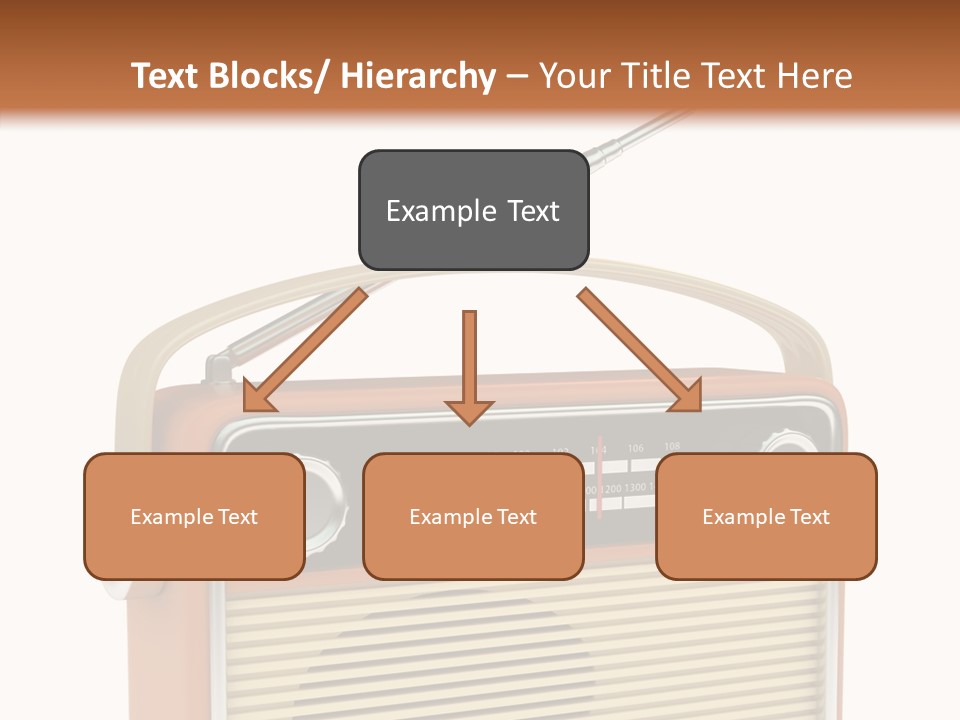 Image Radio Number PowerPoint Template