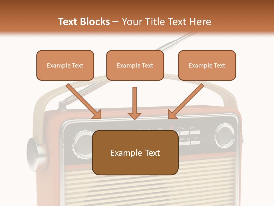 Image Radio Number PowerPoint Template
