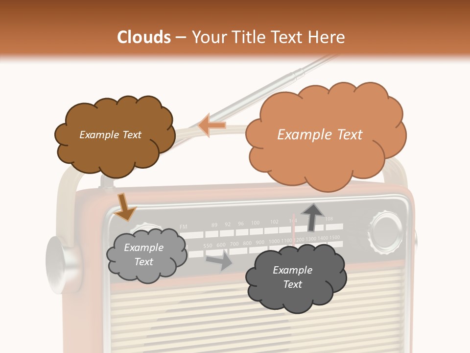 Image Radio Number PowerPoint Template