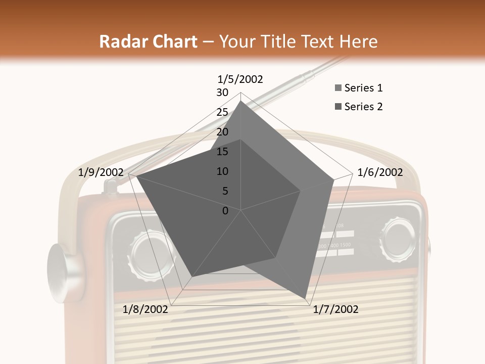Image Radio Number PowerPoint Template