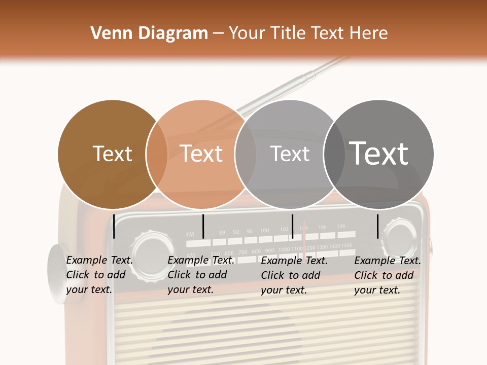 Image Radio Number PowerPoint Template