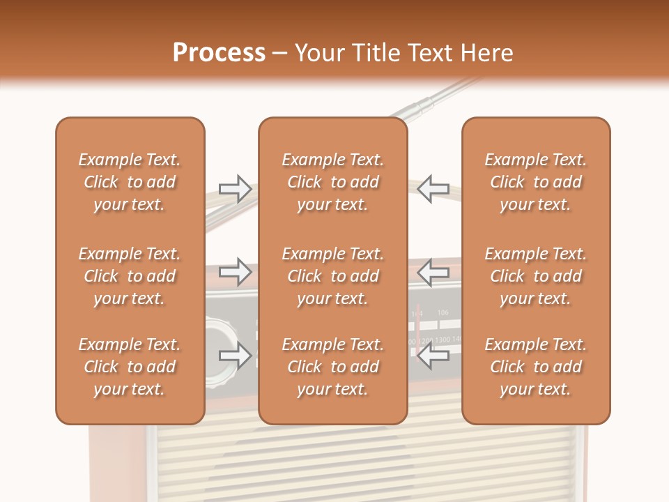 Image Radio Number PowerPoint Template