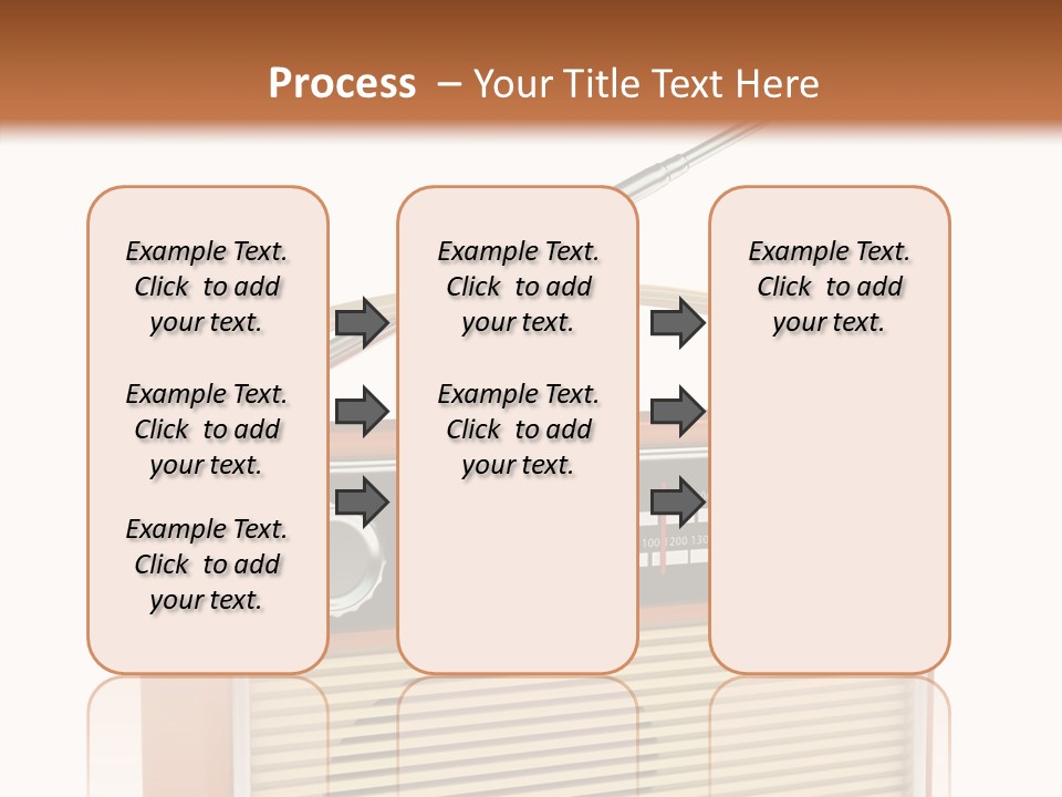 Image Radio Number PowerPoint Template