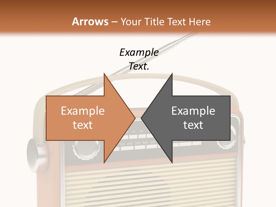 Image Radio Number PowerPoint Template