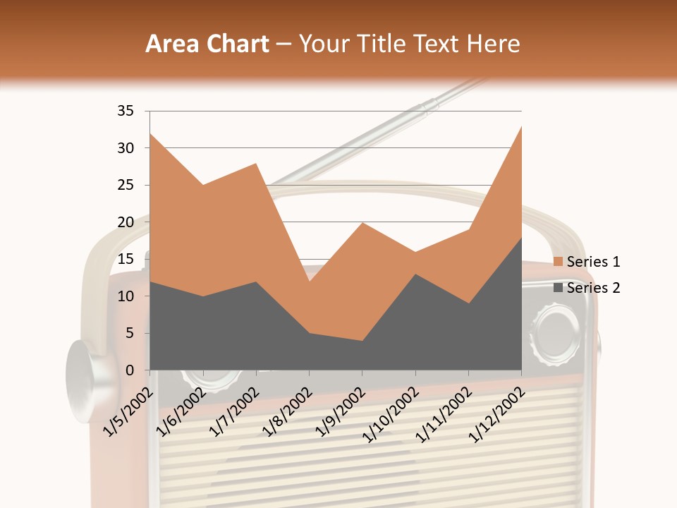 Image Radio Number PowerPoint Template