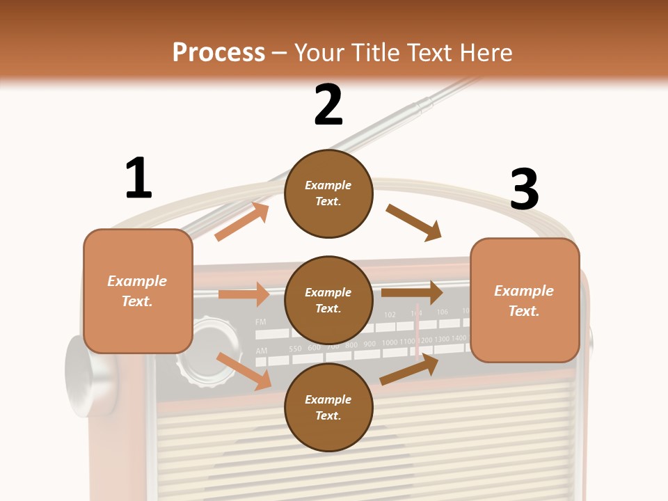 Image Radio Number PowerPoint Template