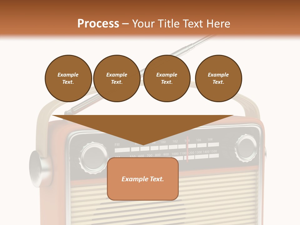 Image Radio Number PowerPoint Template