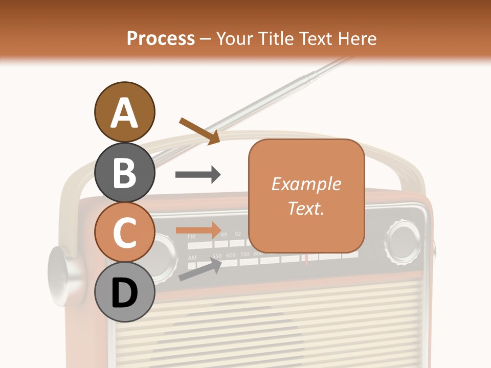 Image Radio Number PowerPoint Template