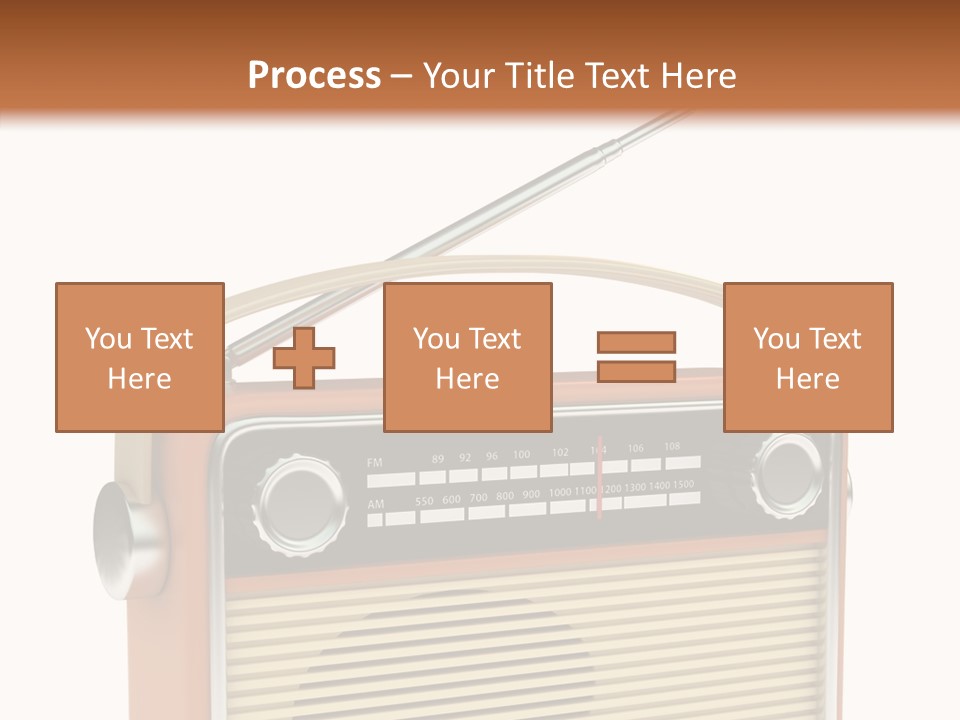 Image Radio Number PowerPoint Template