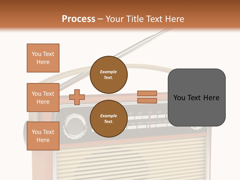 Image Radio Number PowerPoint Template