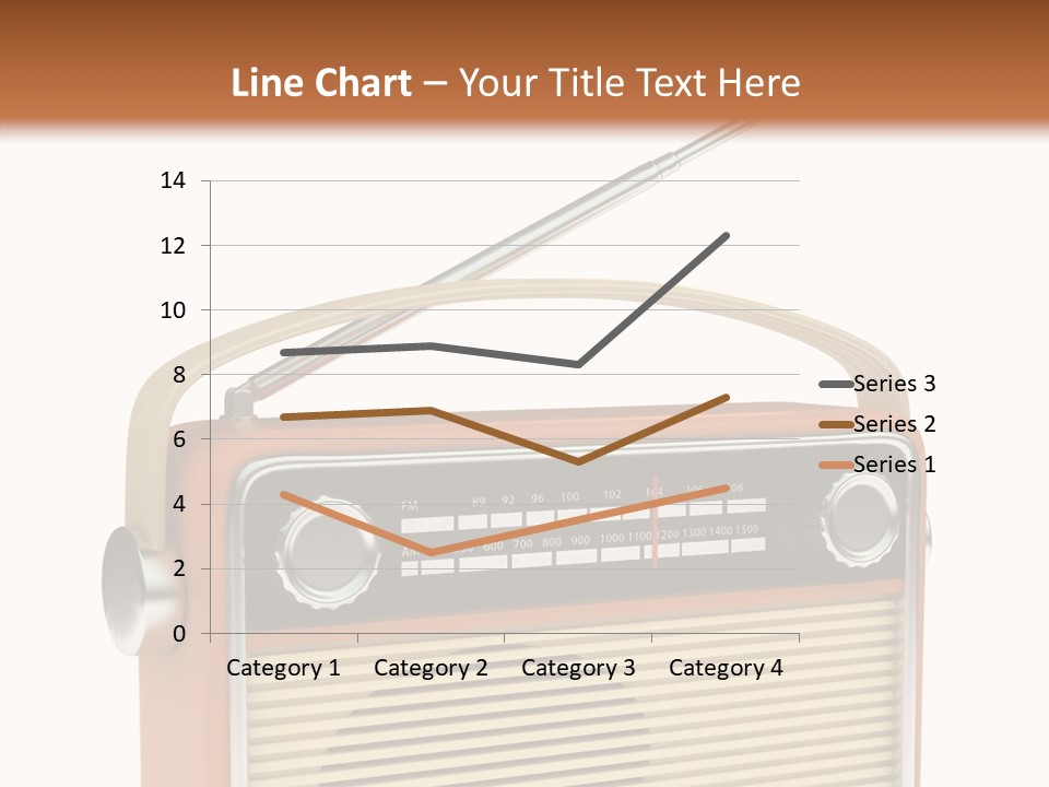 Image Radio Number PowerPoint Template