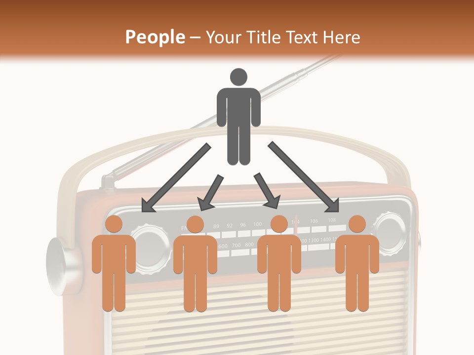 Image Radio Number PowerPoint Template