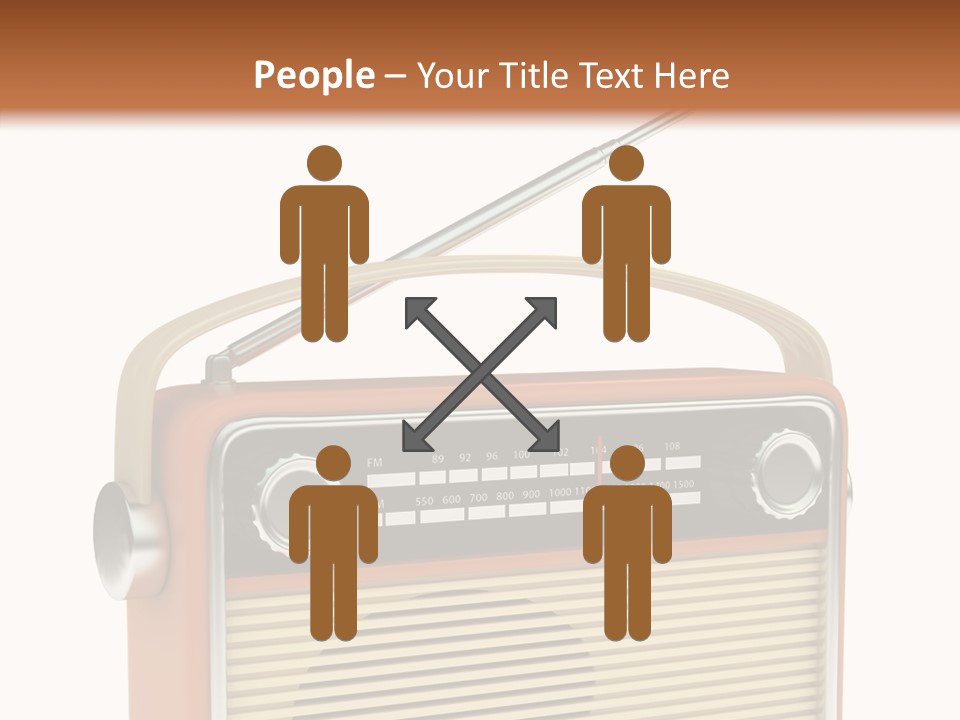 Image Radio Number PowerPoint Template