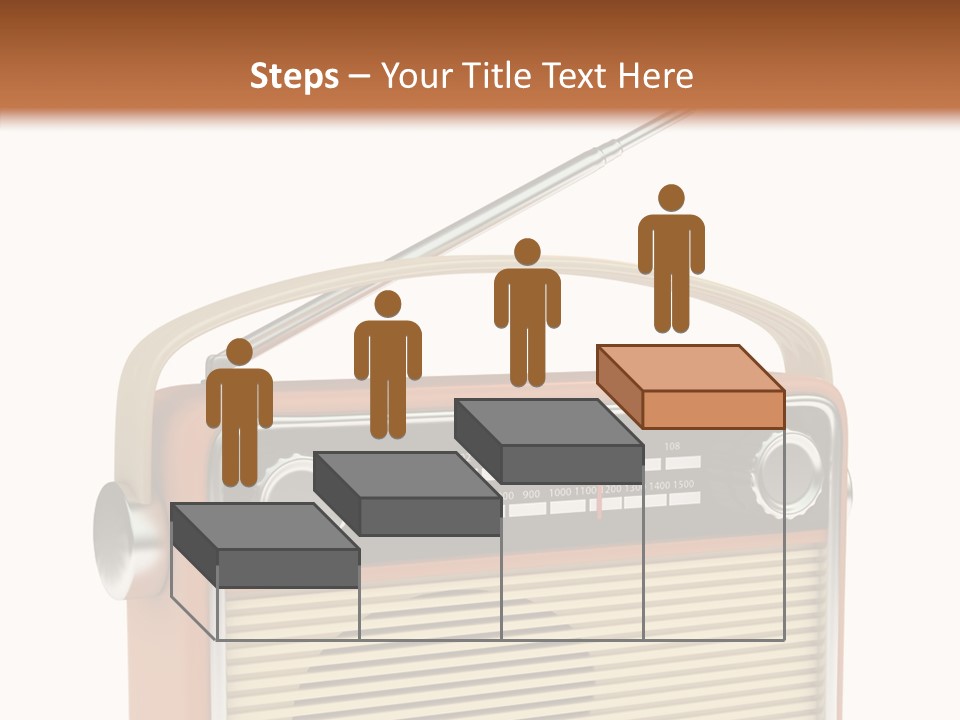 Image Radio Number PowerPoint Template