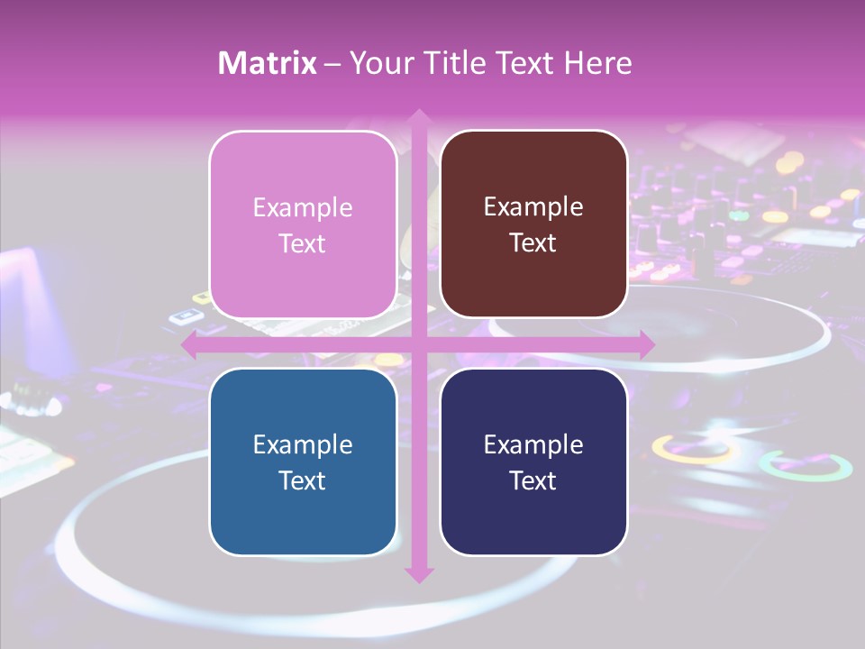 Level Jockey Discotheque PowerPoint Template