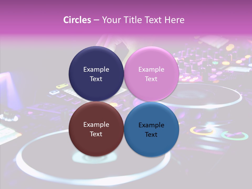 Level Jockey Discotheque PowerPoint Template