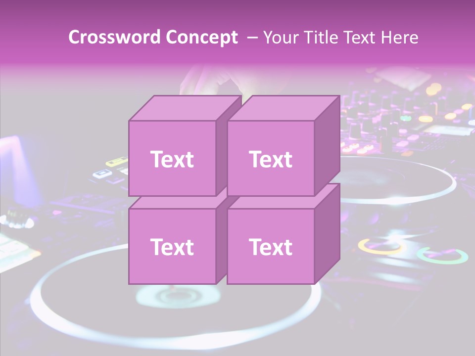 Level Jockey Discotheque PowerPoint Template