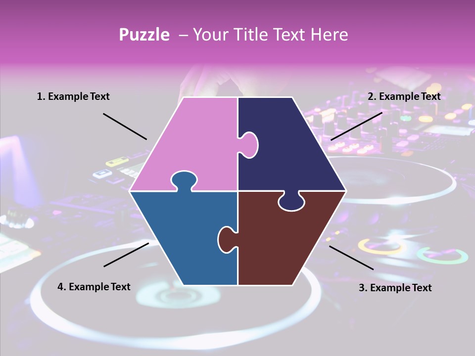 Level Jockey Discotheque PowerPoint Template