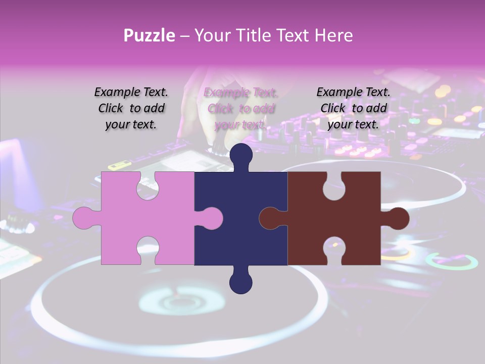 Level Jockey Discotheque PowerPoint Template