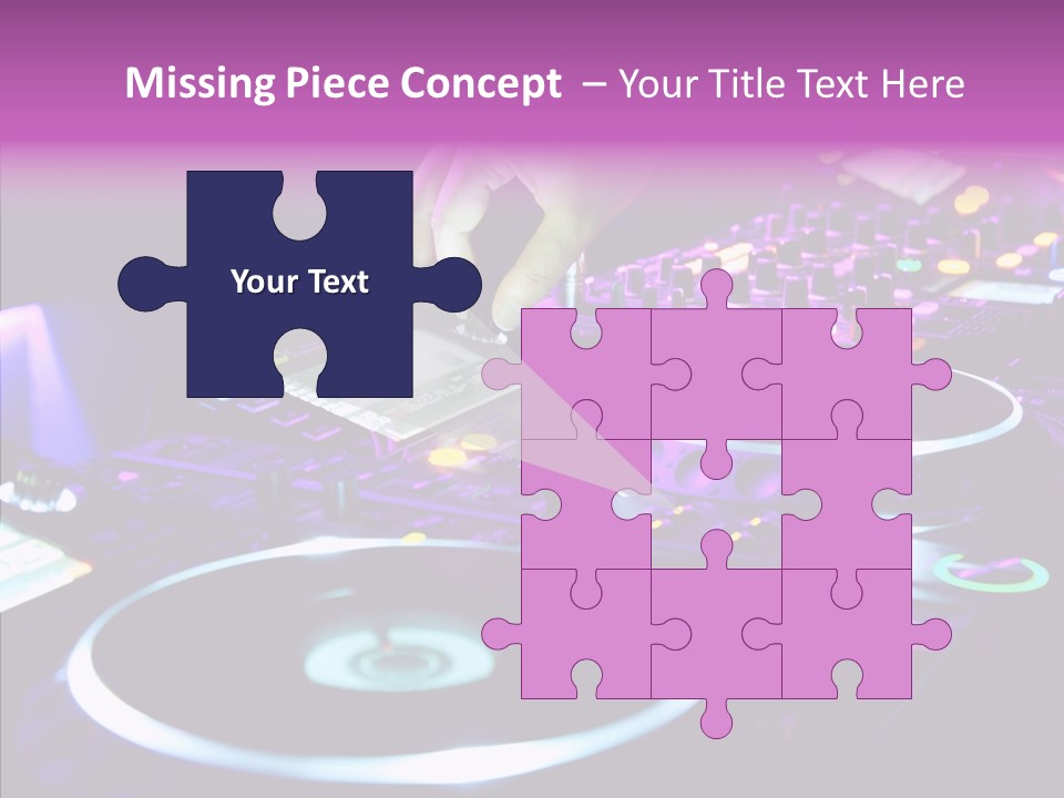 Level Jockey Discotheque PowerPoint Template