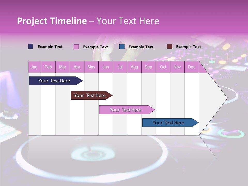 Level Jockey Discotheque PowerPoint Template
