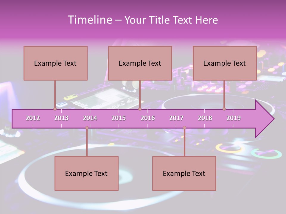 Level Jockey Discotheque PowerPoint Template