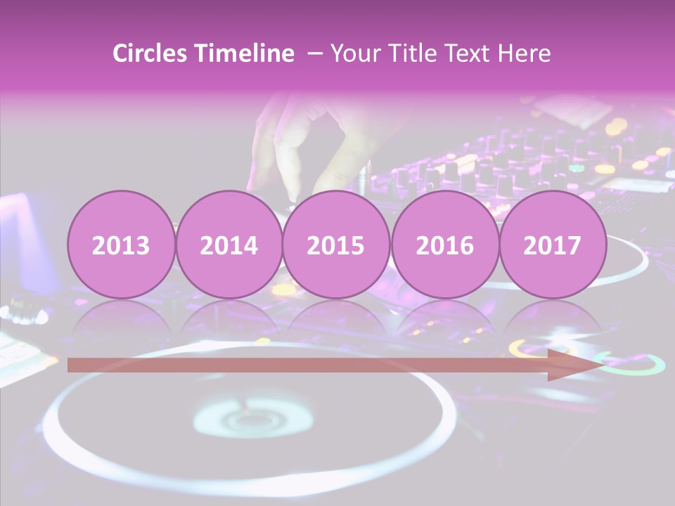 Level Jockey Discotheque PowerPoint Template