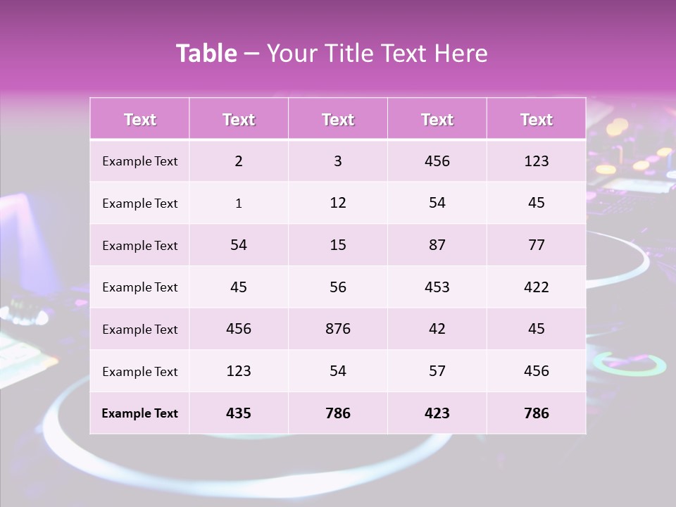 Level Jockey Discotheque PowerPoint Template