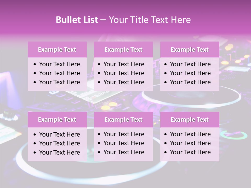 Level Jockey Discotheque PowerPoint Template