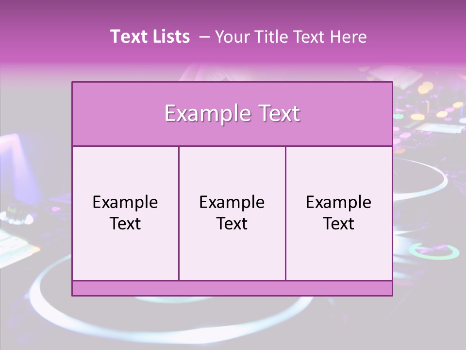 Level Jockey Discotheque PowerPoint Template