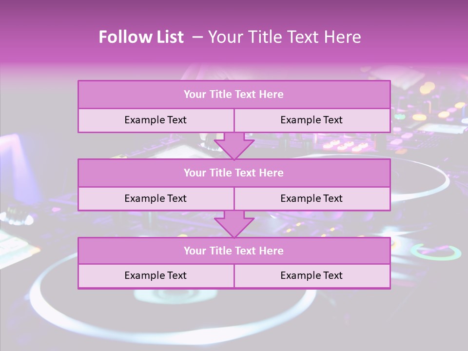 Level Jockey Discotheque PowerPoint Template