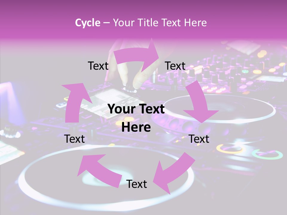 Level Jockey Discotheque PowerPoint Template