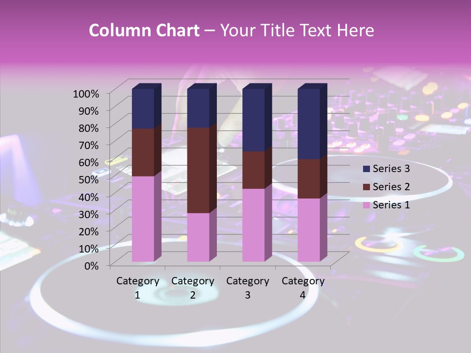 Level Jockey Discotheque PowerPoint Template