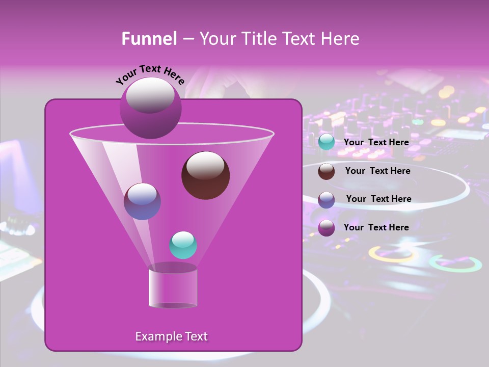 Level Jockey Discotheque PowerPoint Template