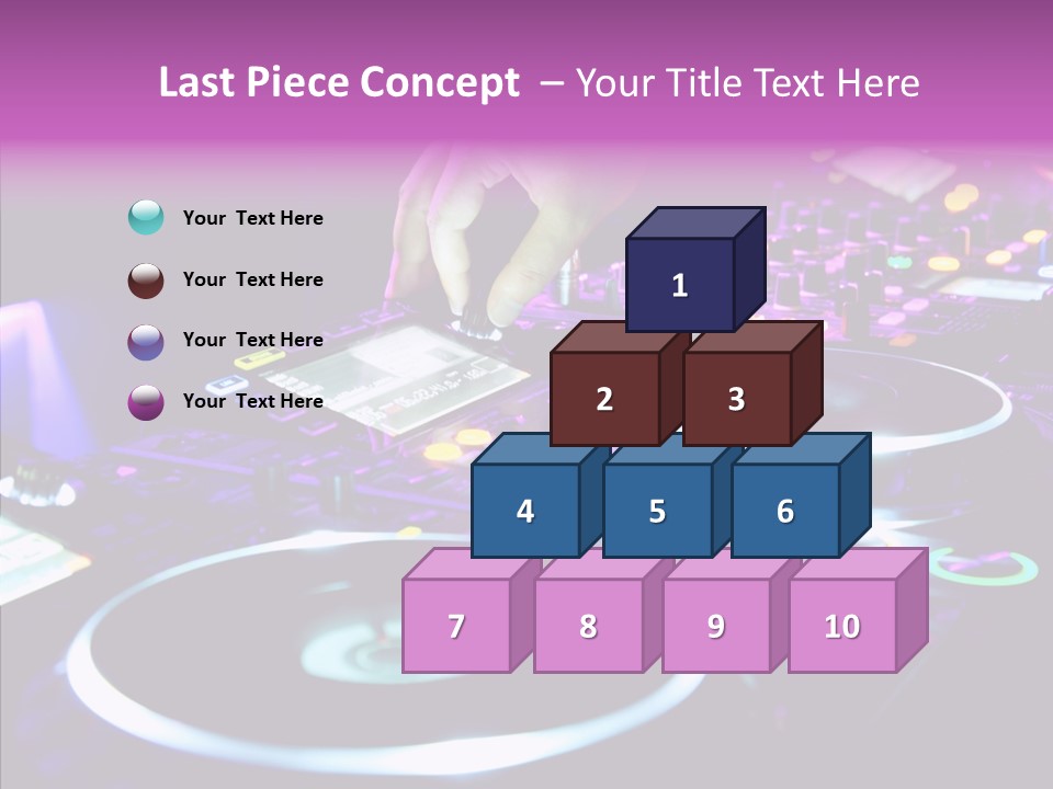 Level Jockey Discotheque PowerPoint Template